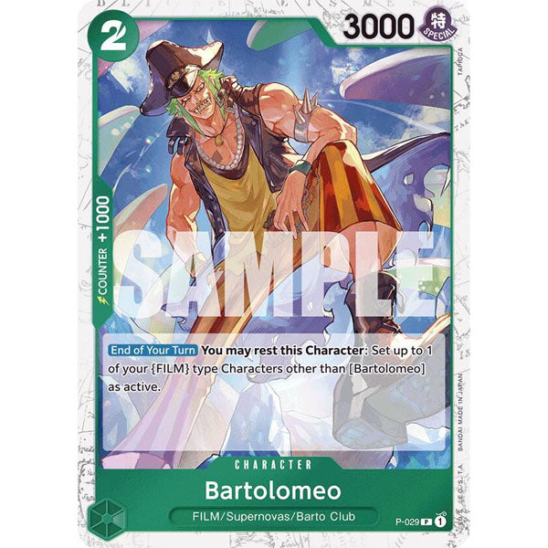 OPCG [PRB01-P-029 PR] Bartolomeo (Reprint)