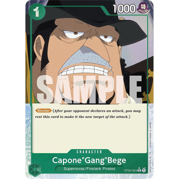 OPCG [PRB01-ST02-004 C] Capone"Gang"Bege (Extended Art)