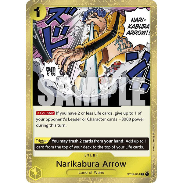OPCG [PRB01-ST09-014 C] Narikabura Arrow (Textured Foil)