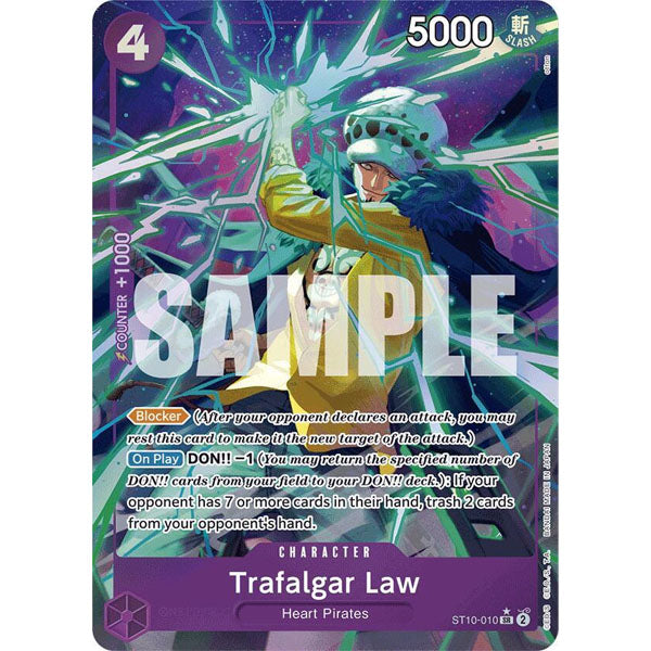 OPCG [PRB01-ST10-010 SR] Trafalgar Law (Alternate Art)