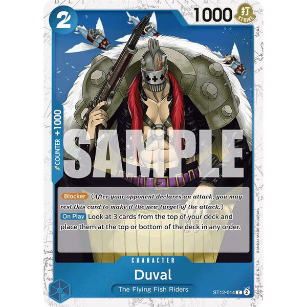 OPCG [PRB01-ST12-014 C] Duval (Jolly Roger Foil)