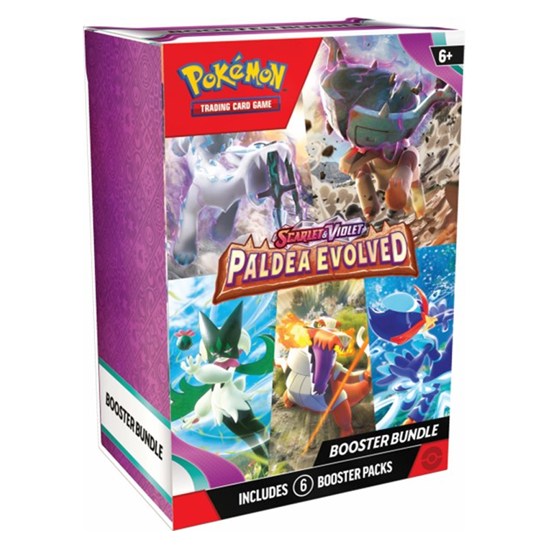 Pokemon TCG: [SV2] Paldea Evolved Booster Bundle (6 Packs)
