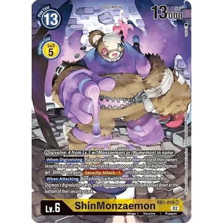 DCG [RB1-019 SR] ShinMonzaemon (Textured Alternate Art)