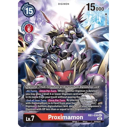 DCG [RB1-036 SEC] Proximamon (Textured Alternate Art)