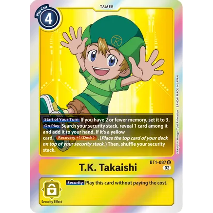 DCG [RB1-BT1-087 R] T.K. Takaishi (RB1 Reprint)