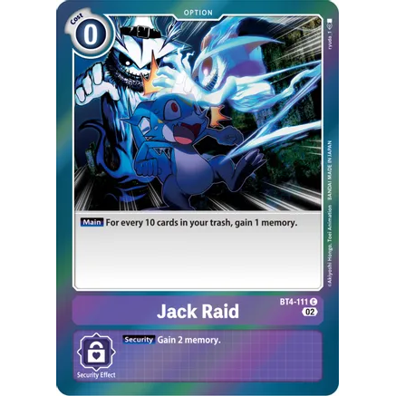 DCG [RB1-BT4-111 C] Jack Raid (RB1 Reprint)