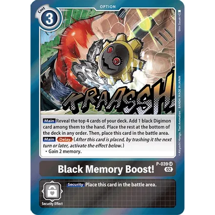 DCG [RB1-P-039 P] Black Memory Boost! (RB1 Reprint)