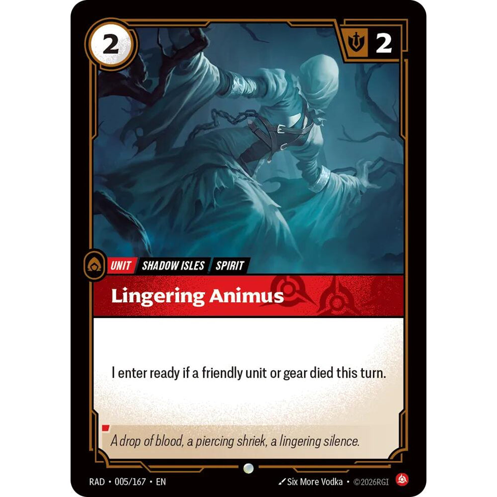 RFB [RFB05-RAD-005 C] Lingering Animus