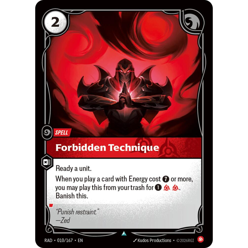 RFB [RFB05-RAD-010 U] Forbidden Technique