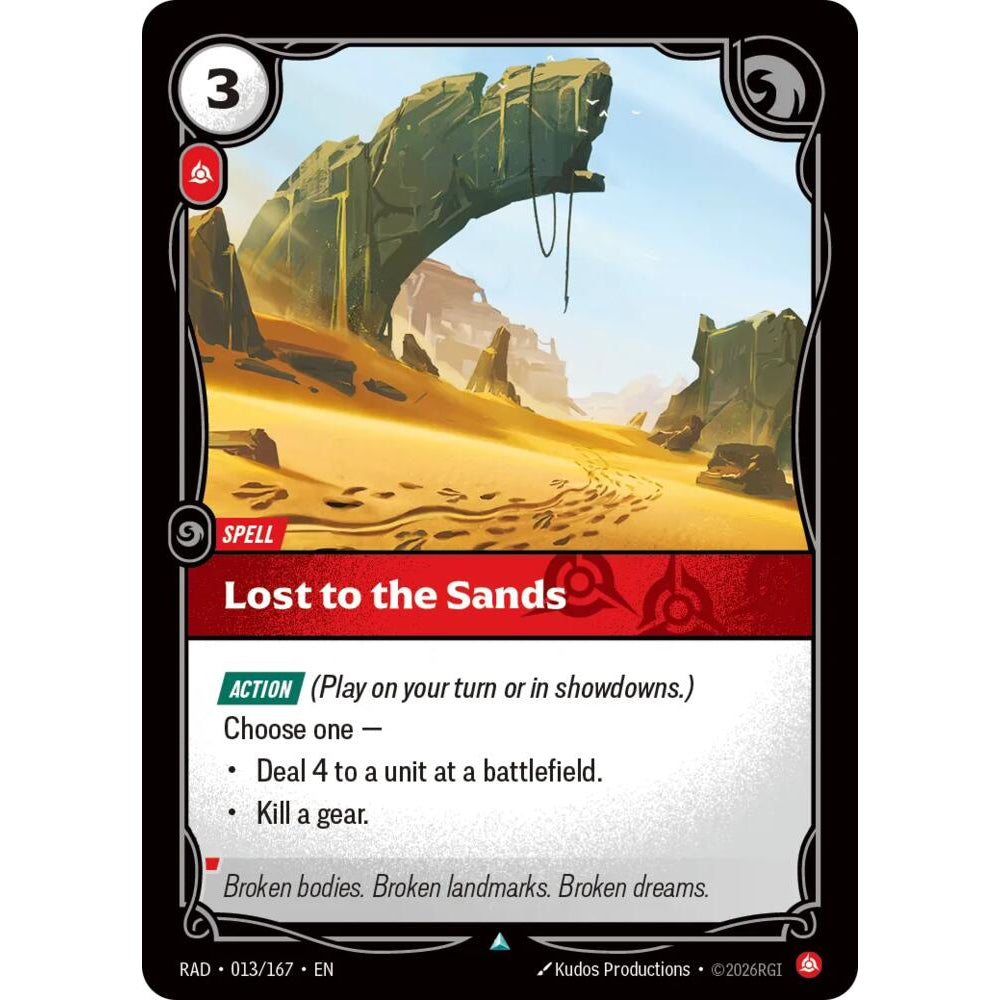 RFB [RFB05-RAD-013 U] Lost to the Sands