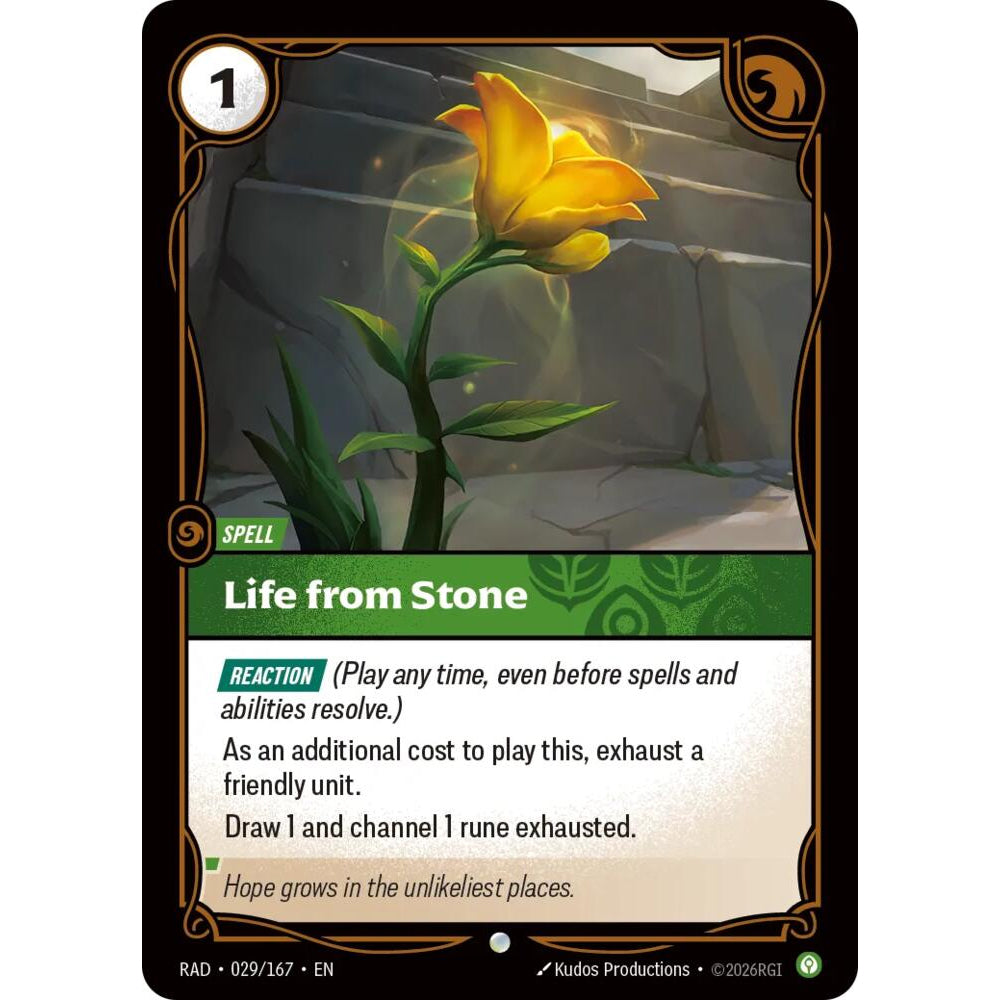 RFB [RFB05-RAD-029 C] Life from Stone