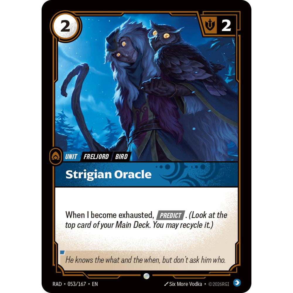 RFB [RFB05-RAD-053 C] Strigian Oracle