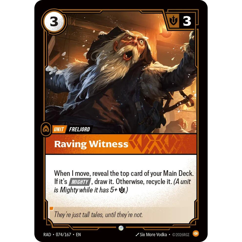 RFB [RFB05-RAD-074 C] Raving Witness