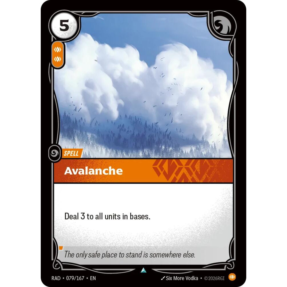 RFB [RFB05-RAD-079 U] Avalanche