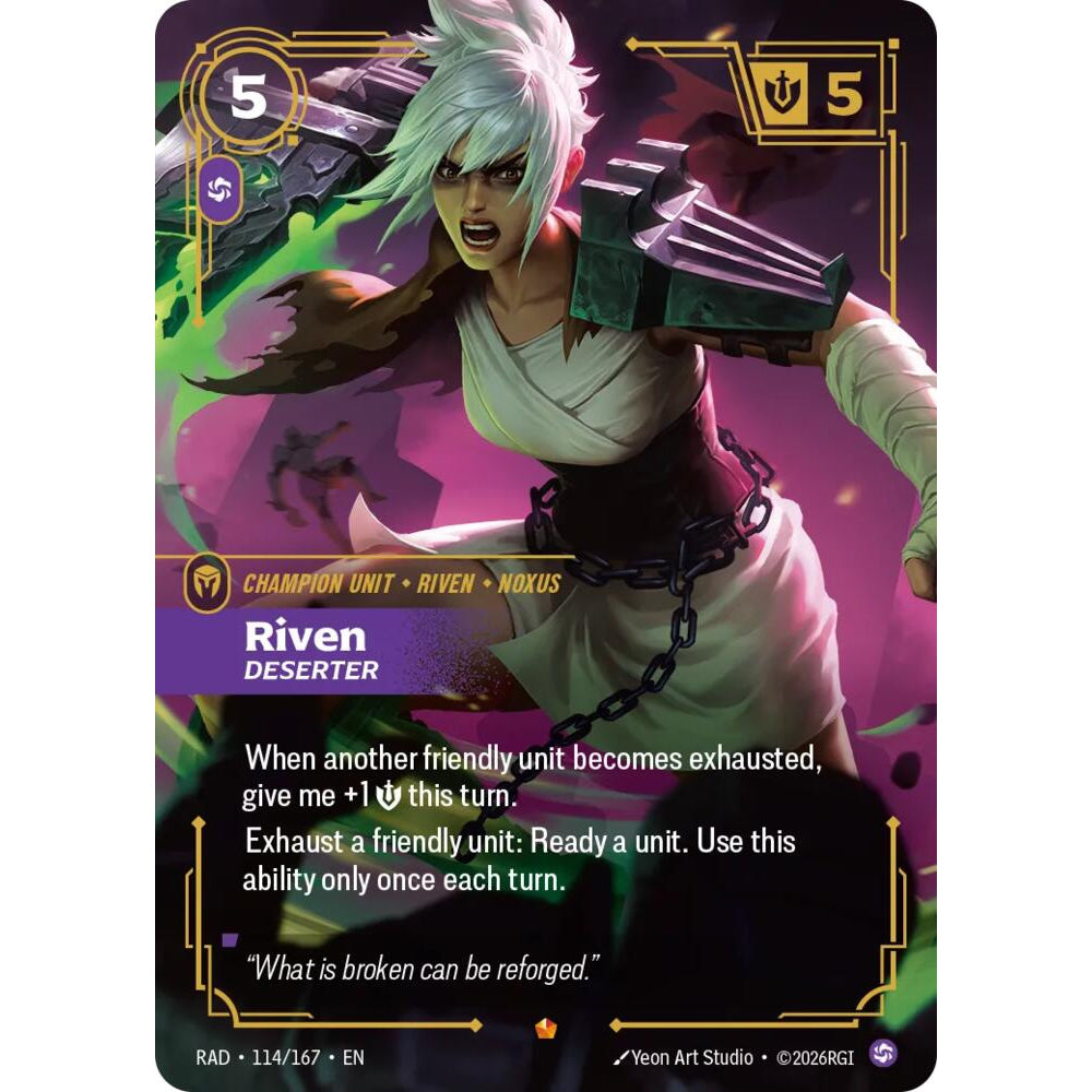RFB [RFB05-RAD-114 E] Riven, Deserter