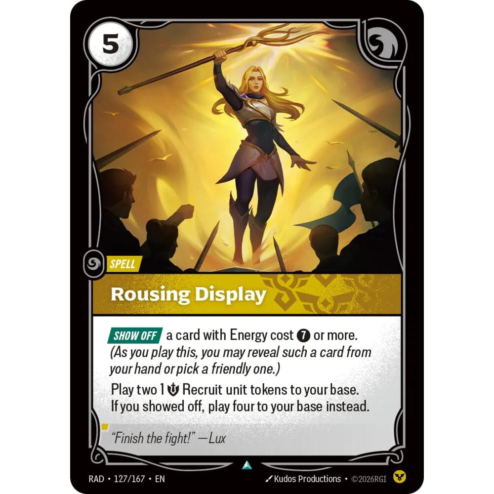 RFB [RFB05-RAD-127 U] Rousing Display