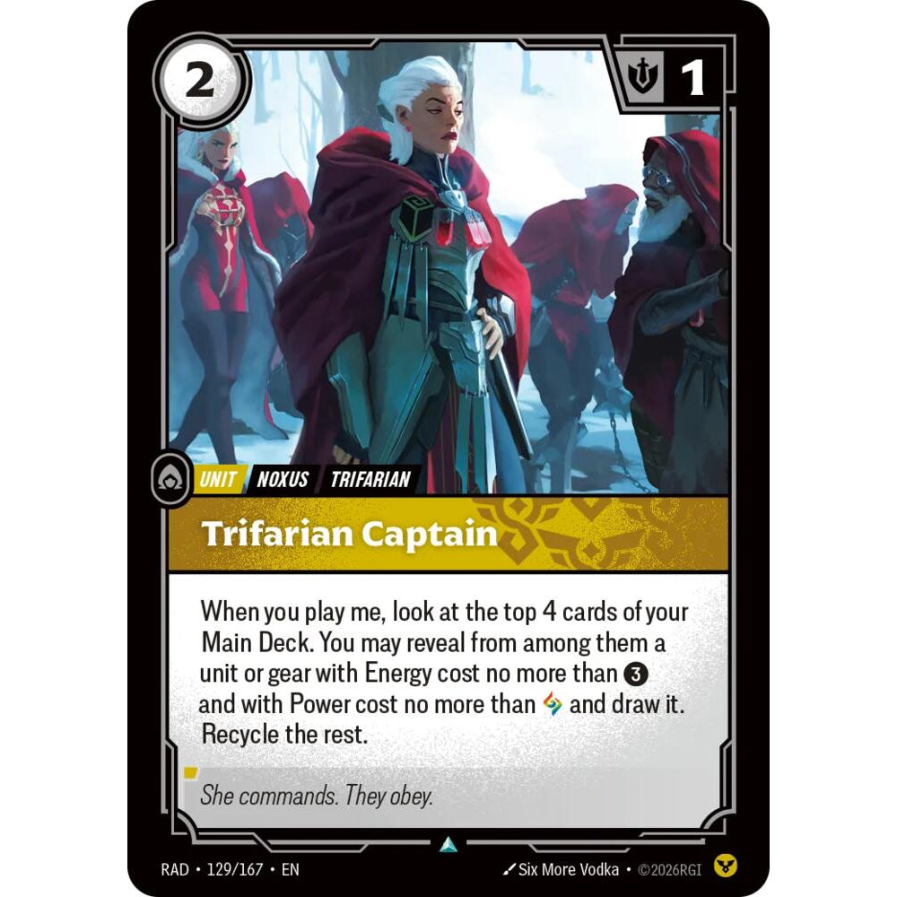 RFB [RFB05-RAD-129 U] Trifarian Captain