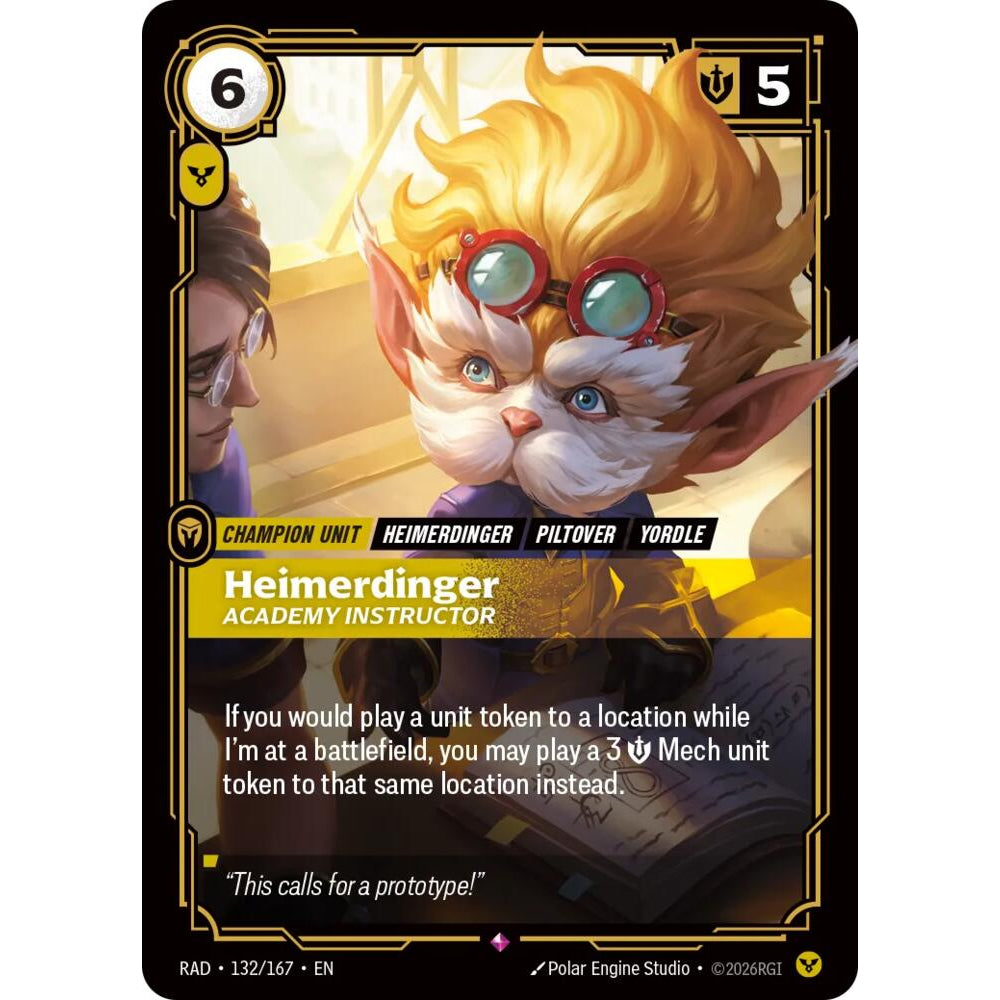 RFB [RFB05-RAD-132 R] Heimerdinger, Academy Instructor