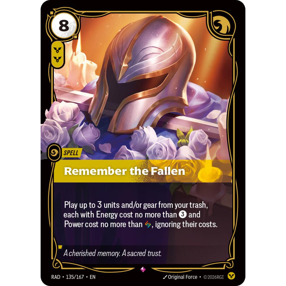 RFB [RFB05-RAD-135 R] Remember the Fallen