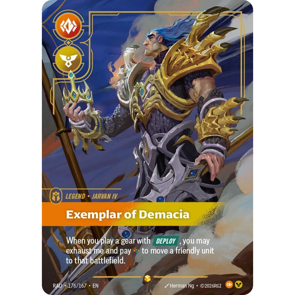 RFB [RFB05-RAD-176 SC] Jarvan IV, Exemplar of Demacia (Overnumbered)