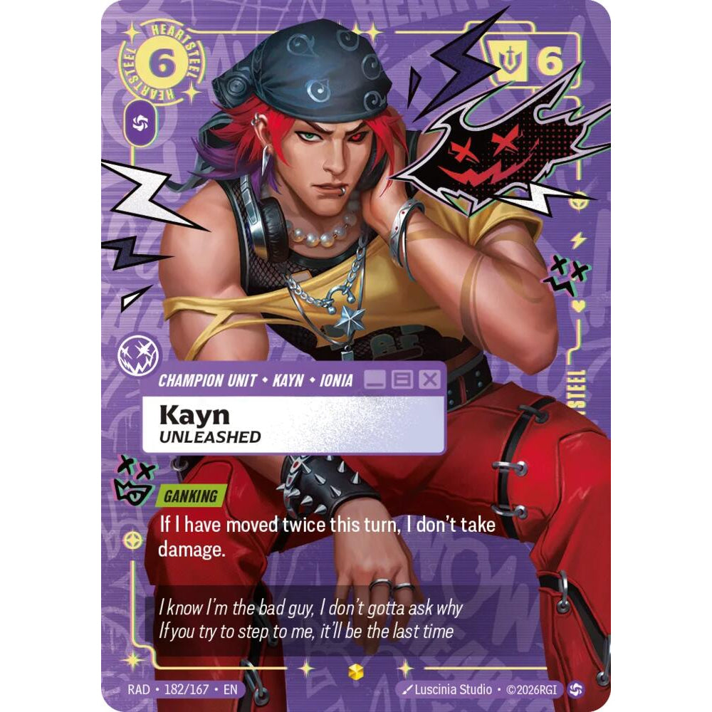 RFB [RFB05-RAD-182 SC] Kayn, Unleashed (Overnumbered)