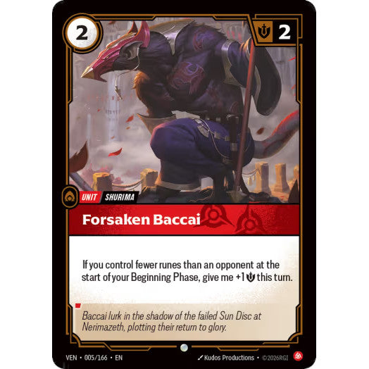 RFB [RFB04 VEN-005 C] Forsaken Baccai