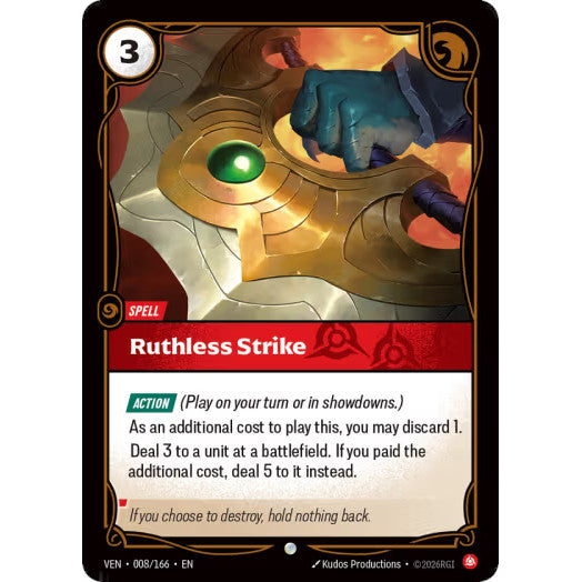 RFB [RFB04 VEN-008 C] Ruthless Strike