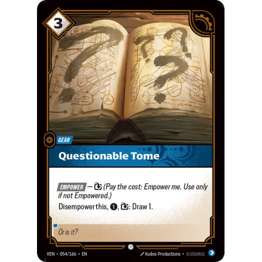 RFB [RFB04 VEN-054 C] Questionable Tome