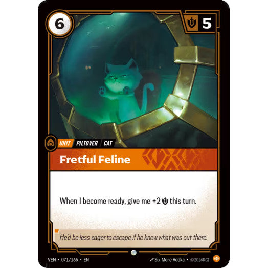 RFB [RFB04 VEN-071 C] Fretful Feline