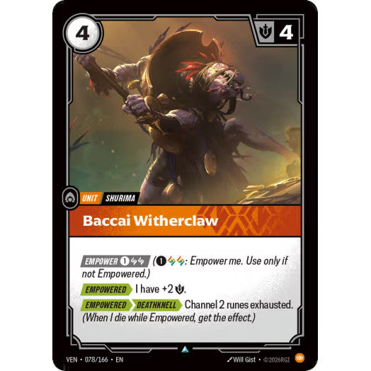 RFB [RFB04 VEN-078 U] Baccai Witherclaw