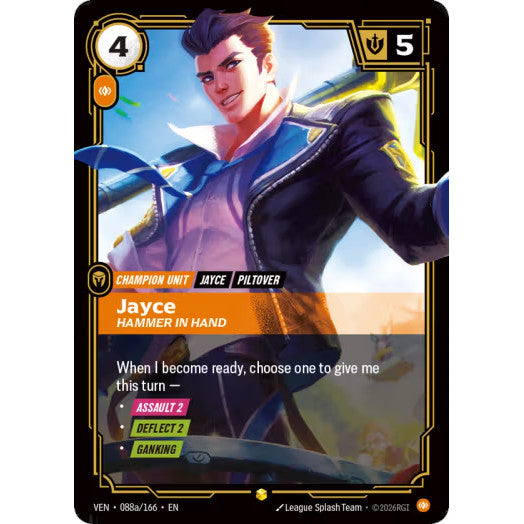RFB [RFB04 VEN-0088a SC] Jayce, Hammer in Hand (Alternate Art)