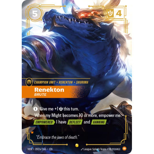 RFB [RFB04 VEN-0092a SC] Renekton - Brute (Alternate Art)