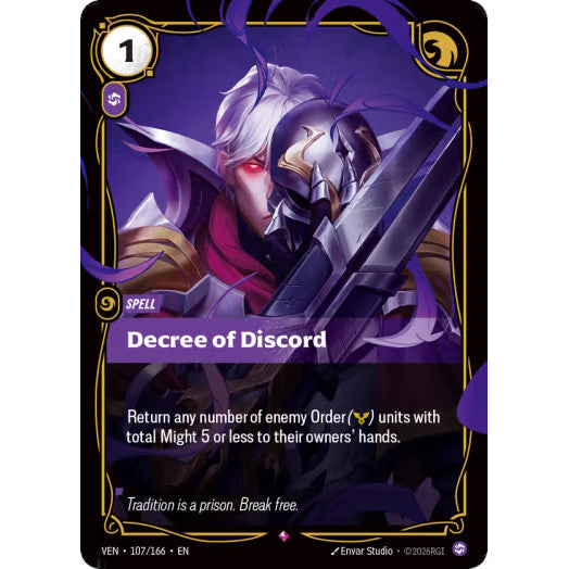 RFB [RFB04 VEN-107 R] Decree of Discord