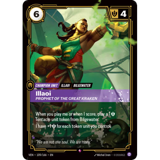RFB [RFB04 VEN-109 R] Illaoi - Prophet of the Great Kraken