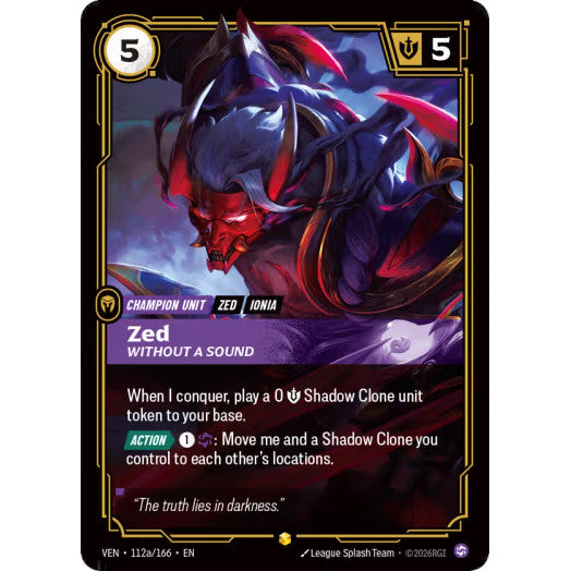 RFB [RFB04 VEN-112a SC] Zed - Without a Sound (Alternate Art)