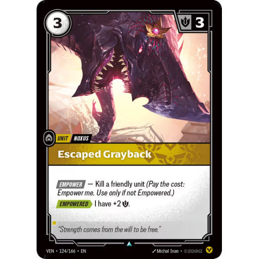 RFB [RFB04 VEN-124 U] Escaped Grayback