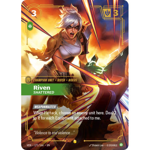 RFB [RFB04 VEN-171 R] Riven, Shattered (Overnumbered)