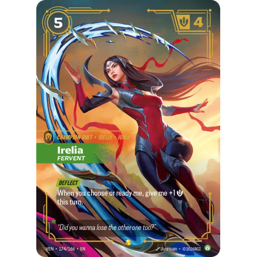 RFB [RFB04 VEN-174 E] Irelia, Fervent (Overnumbered)