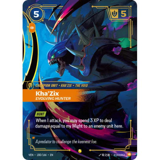 RFB [RFB04 VEN-180 E] Kha'Zix, Evolving Hunter