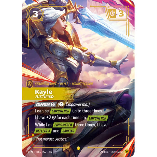 RFB [RFB04 VEN-185 R] Kayle, Justified (Overnumbered)