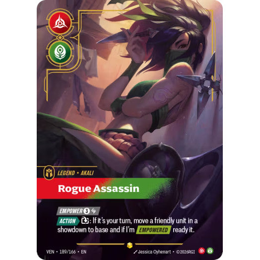 RFB [RFB04 VEN-189 R] Akali - Rogue Assassin (Overnumbered)