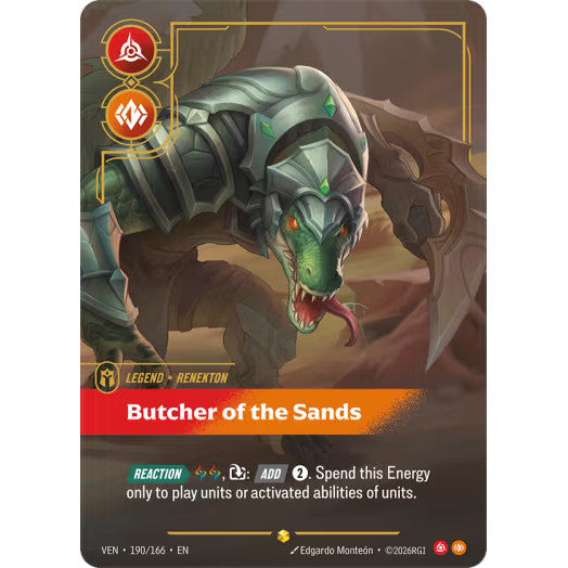 RFB [RFB04 VEN-190 R] Renekton - Butcher of the Sands (Overnumbered)