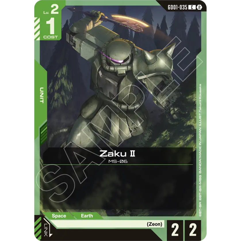 GDCG [SC01-GD01-035 C] Zaku II