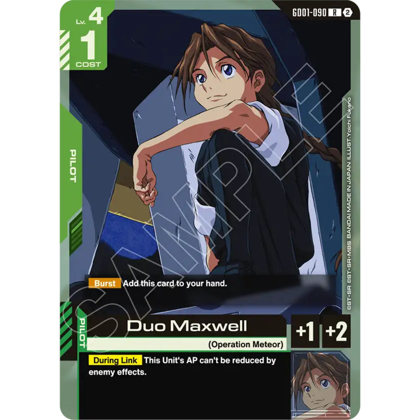 GDCG [SC01-GD01-090 R] Duo Maxwell (REPRINT, NON-FOIL)