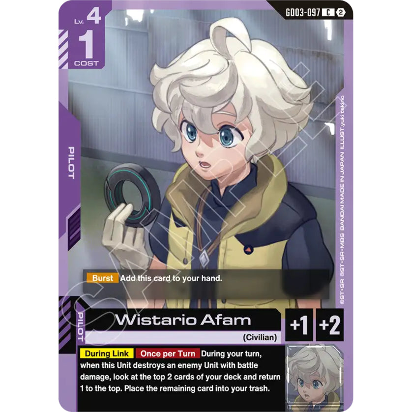 GDCG [SC01-GD03-097 C] Wistario Afam