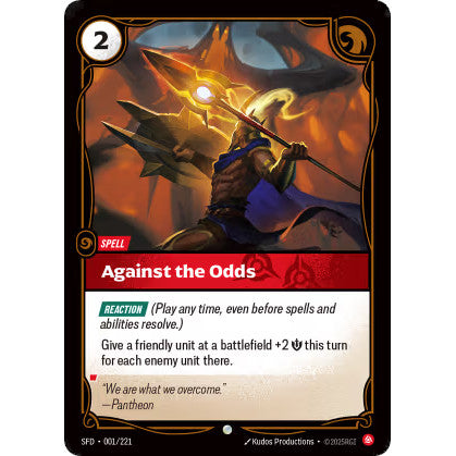 RFB [RFB02-SFD-001 C] Against the Odds