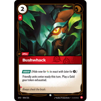 RFB [RFB02-SFD-004 C] Bushwack