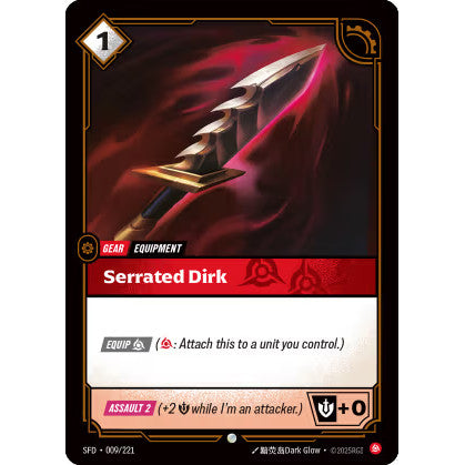 RFB [RFB02-SFD-009 C] Serrated Dirk
