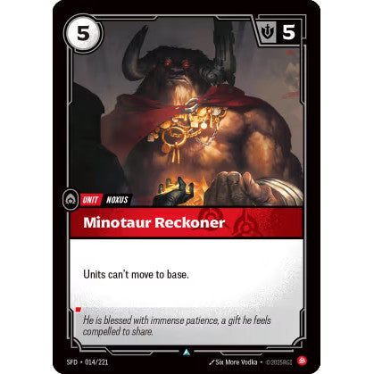 RFB [RFB02-SFD-014 U] Minotaur Reckoner