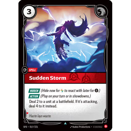RFB [RFB02-SFD-017 U] Sudden Storm